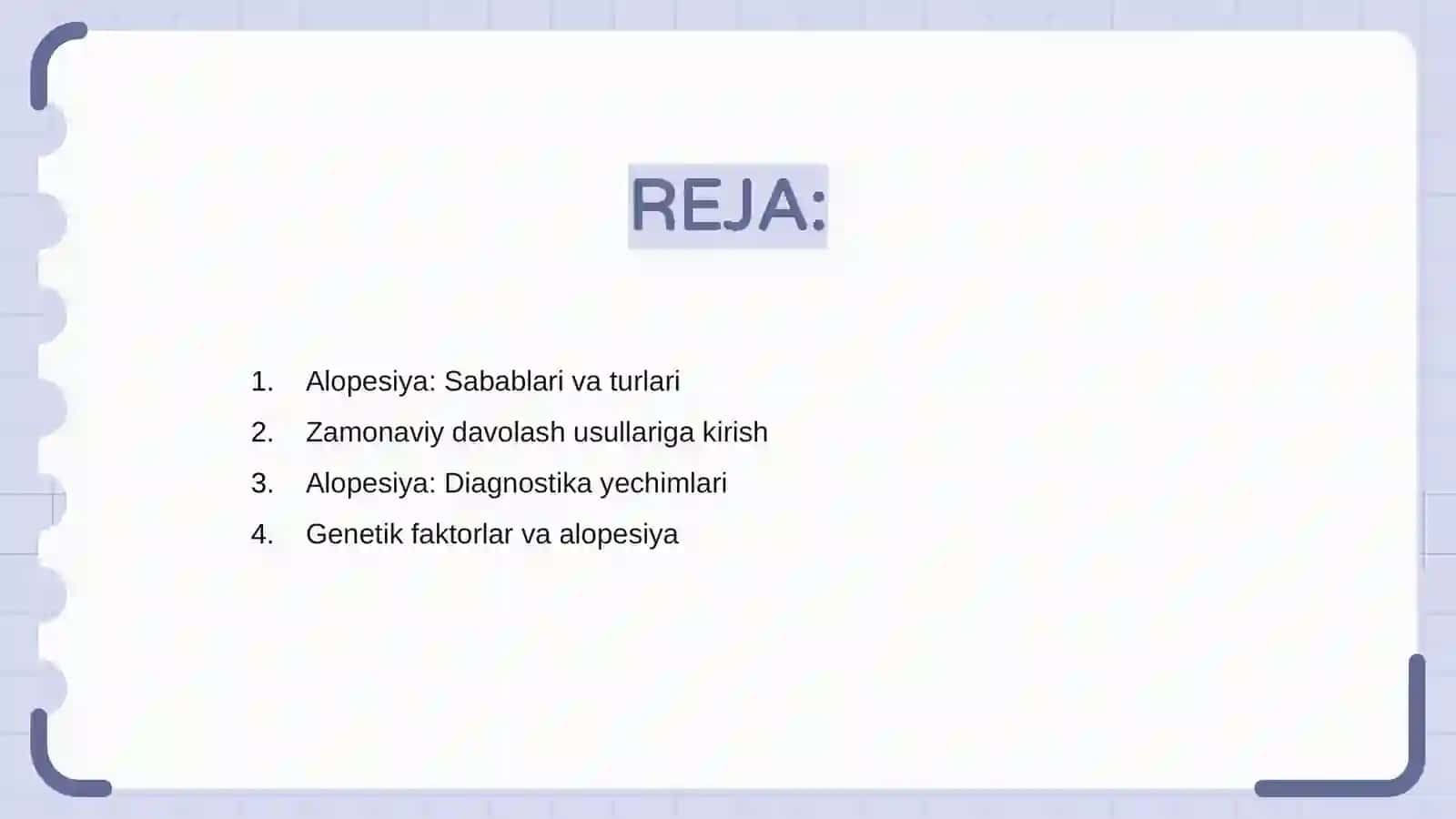 Alopesiya, zamonaviy davolash usullari 2