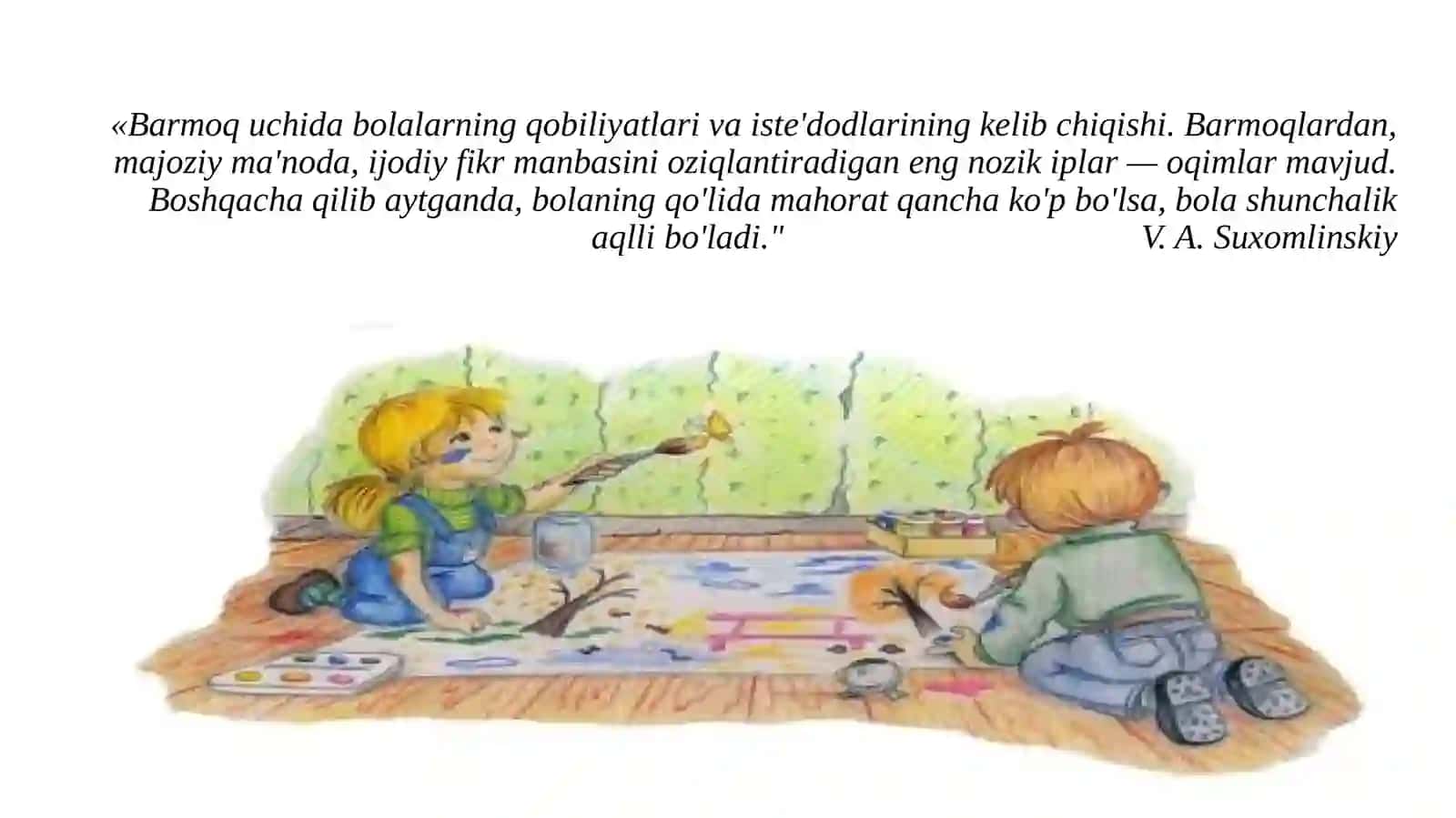 Maktabgachayoshdagibolalarnitasviriyqobilyativaijodkorliginirivojlantirish 2