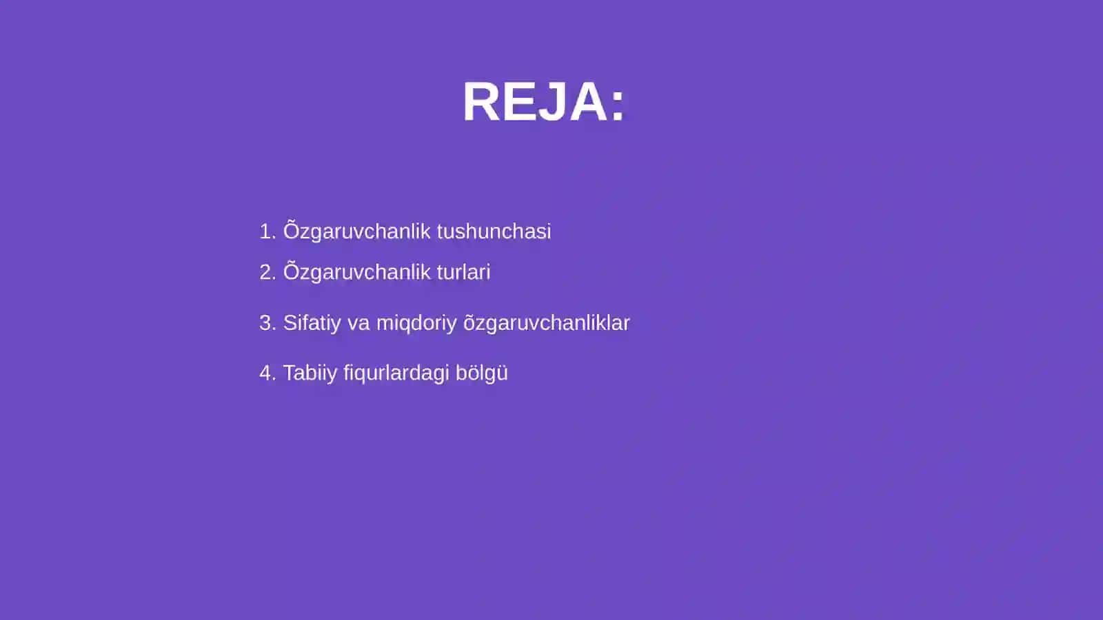 Õzgaruvchanlik va uning xillari va tabbiyotdagi roli 2