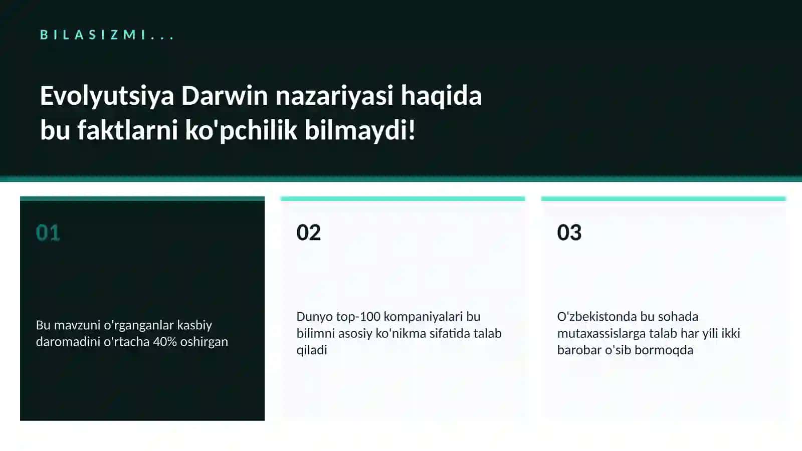 Evolyutsiya Darwin nazariyasi 2