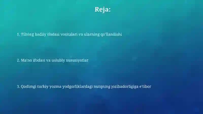 Qadimgi turkiy yozma yodgorliklarida notiqlikka e'tibor 2