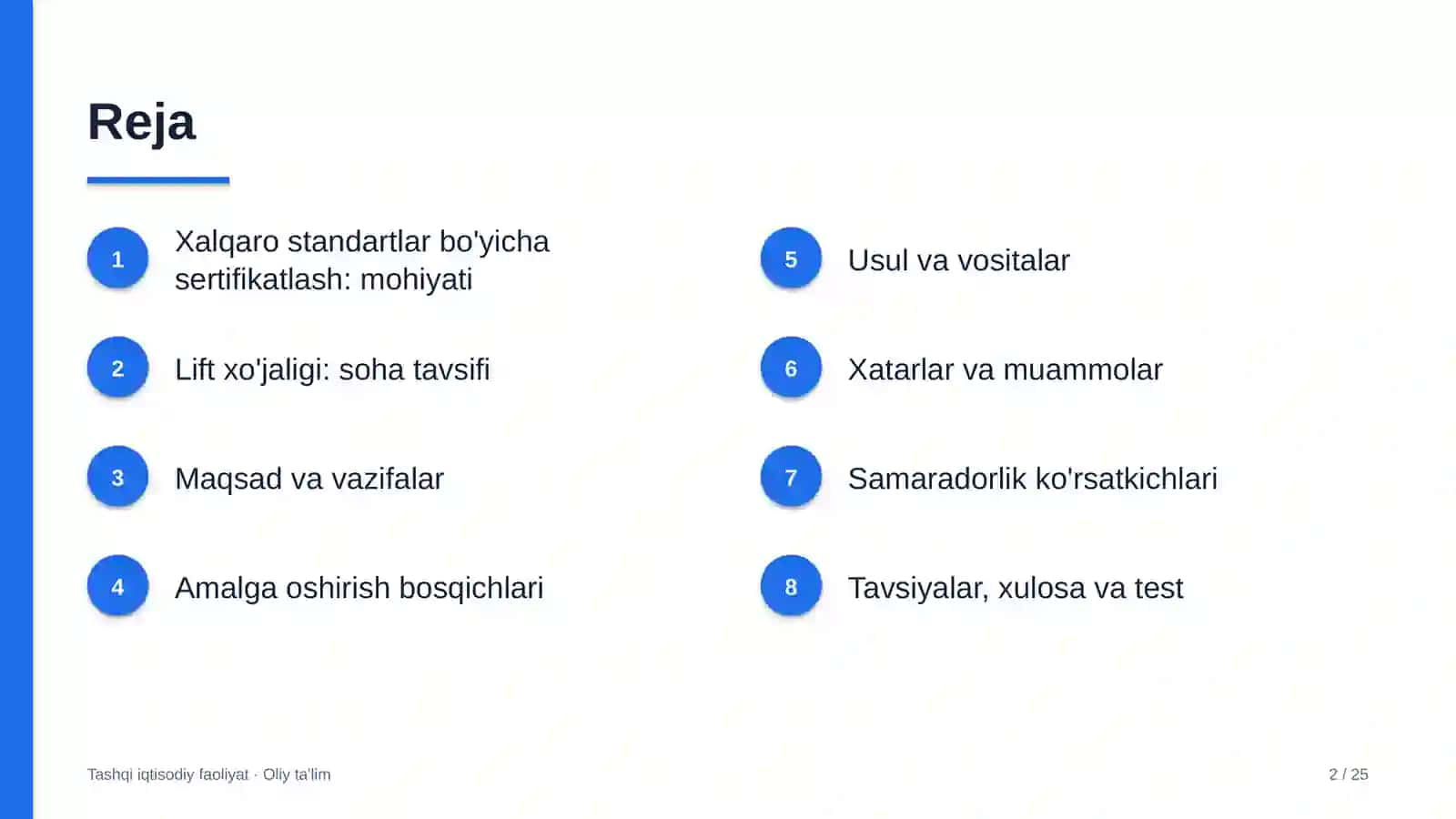 Lift xo'jaligida xalqaro standartlar bo'yicha sertifikatlash 2
