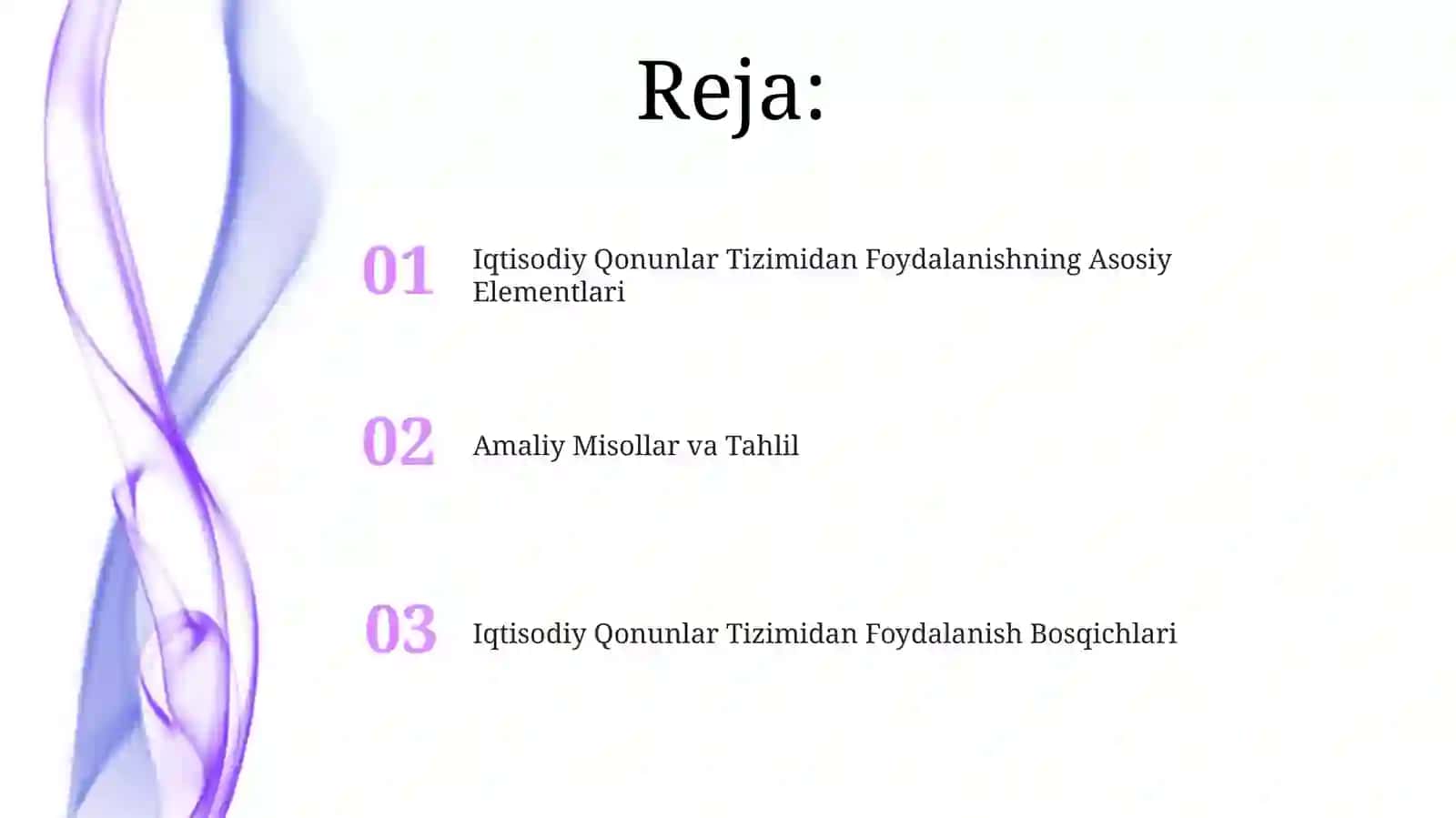 Iqtisodiy Qonunlar Tizimidan Foydalanishning Asosiy Elementlari 2