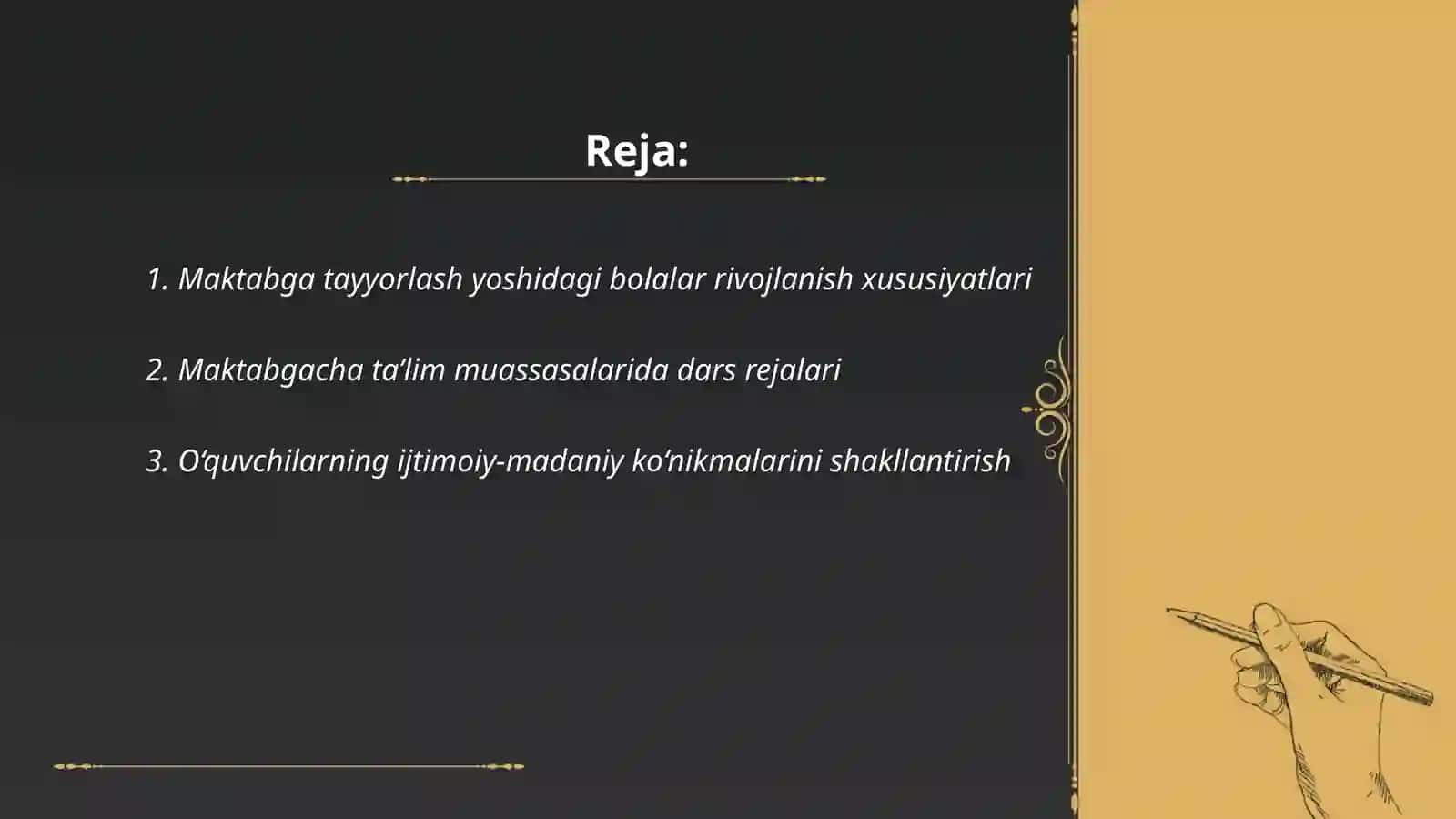 Bolalarni maktabga tayyorlash metodikasi va vazifasi 2