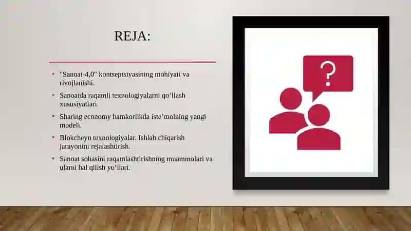 Sanoatda raqamli texnologiyalardan samarali foydalanish Sanoat4.0 konsepsiyasi 2