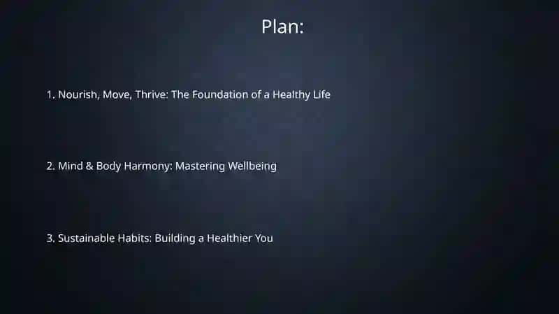 Presentation "Healthy way of life" 2