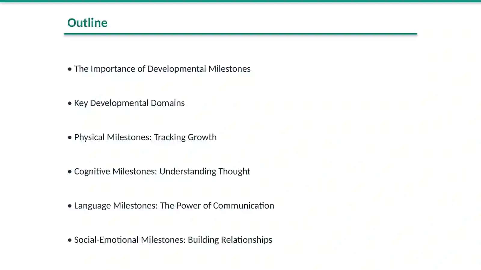 Understanding Developmental Milestones in Children 2