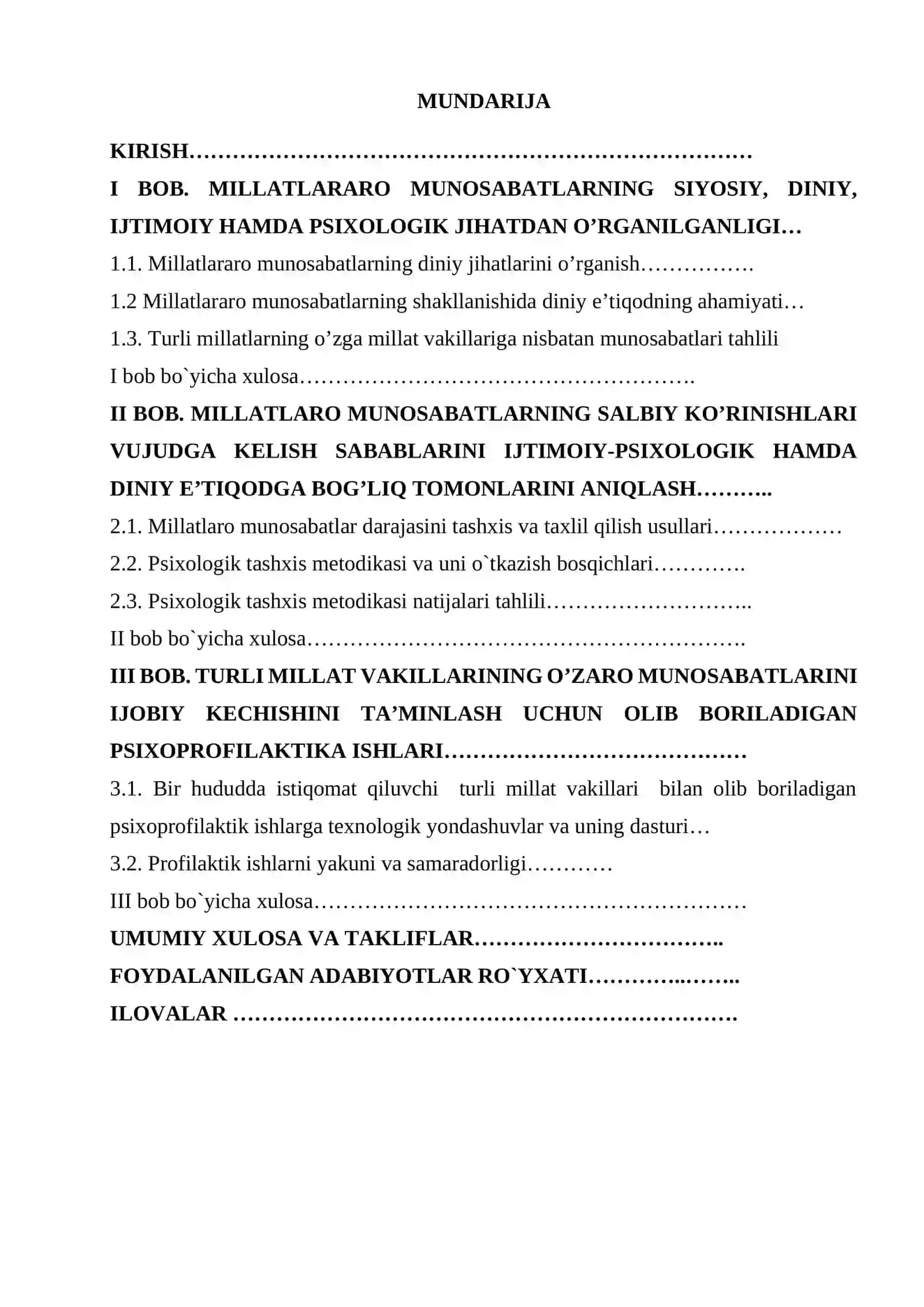 MILLATLARARO MUNOSABATLARNI MUSTAHKAMLASHNING DINIY VA IJTIMOIY-PSIXOLOGIK OMILLARI 2