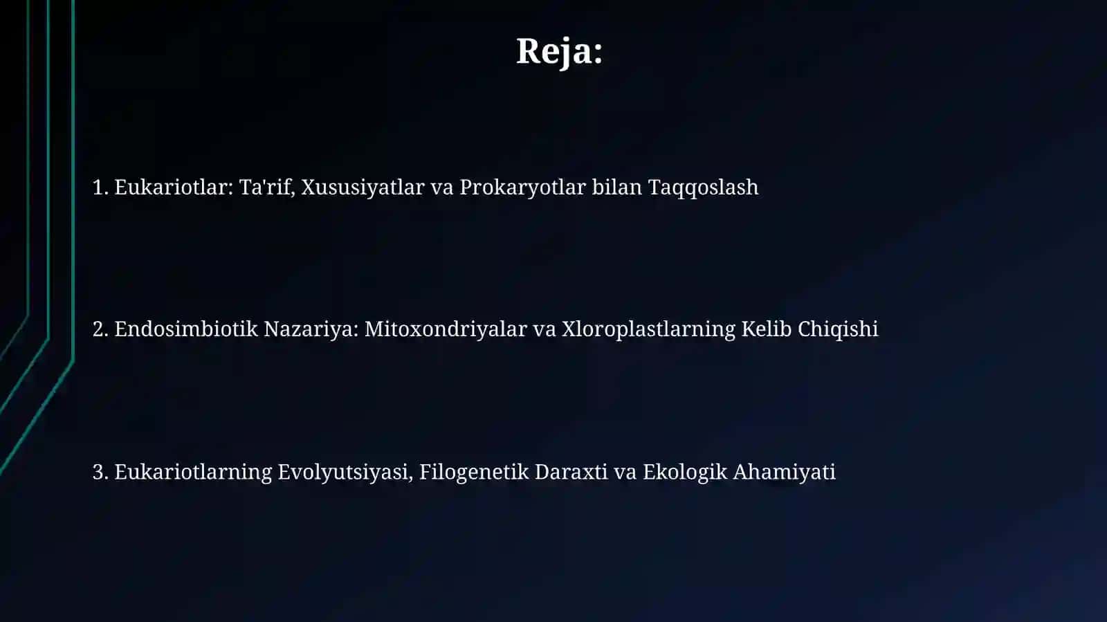 Eukariotlar va ularning kelib chiqishi toʻgʻrisidagi nazariyasi 2