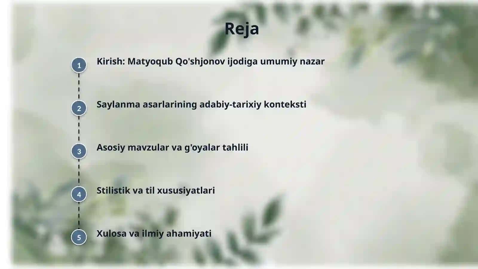 Matyoqub Qo'shjonov Saylanma asari 2