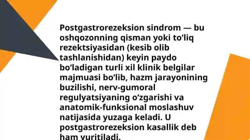 Postgastrorezeksion sindrom 2