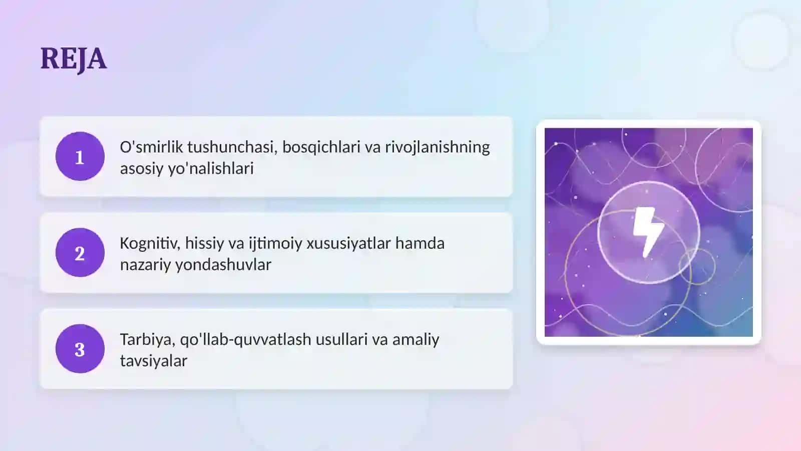 O'smirlik psixologiyasi 2