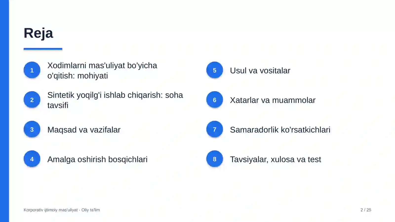 sintetik yoqilg'i ishlab chiqarishda xodimlarni ijtimoiy mas'uliyat bo'yicha o'qitish 5028 2