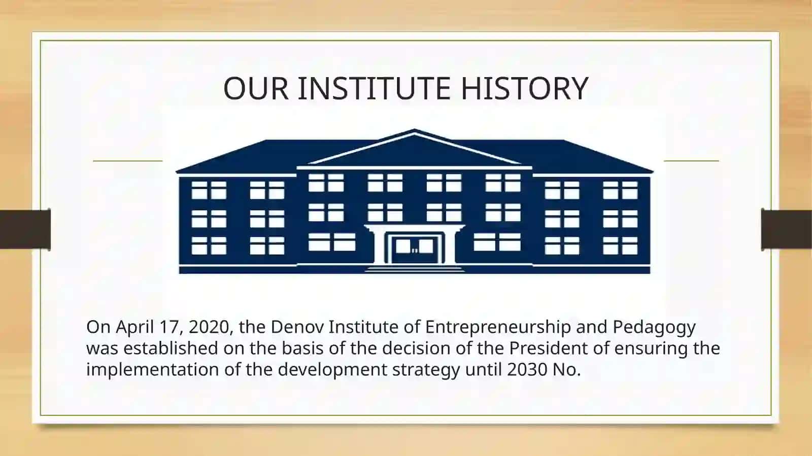 OUR INSTITUTE HISTORY 2