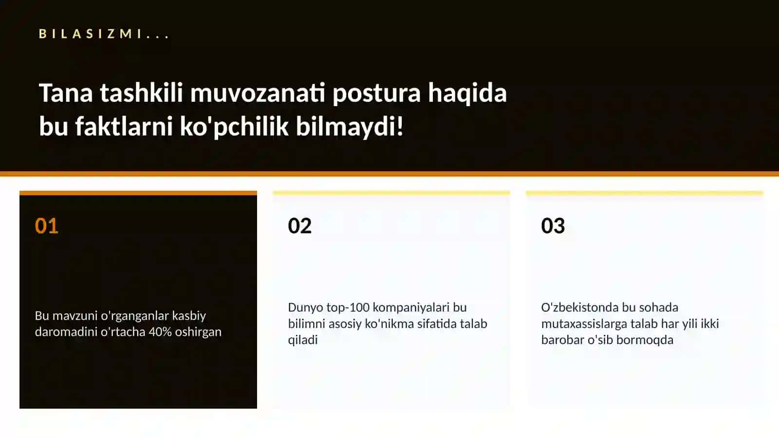 Tana tashkili muvozanati postura 2
