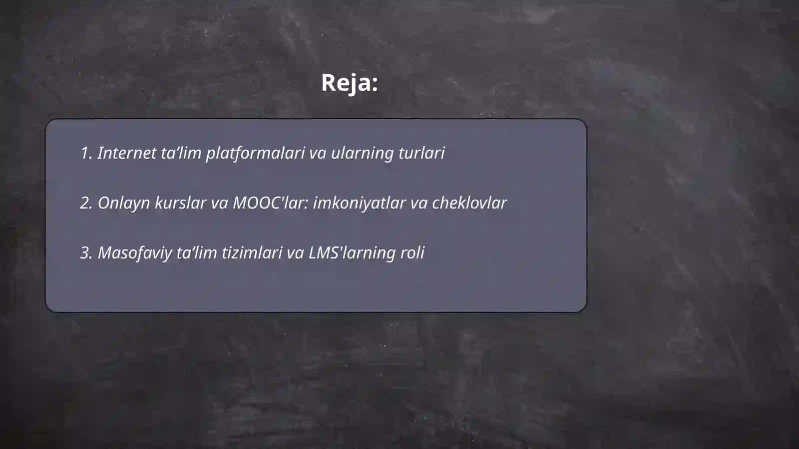 Internet taʼlim platformalari va ularning turlari 2