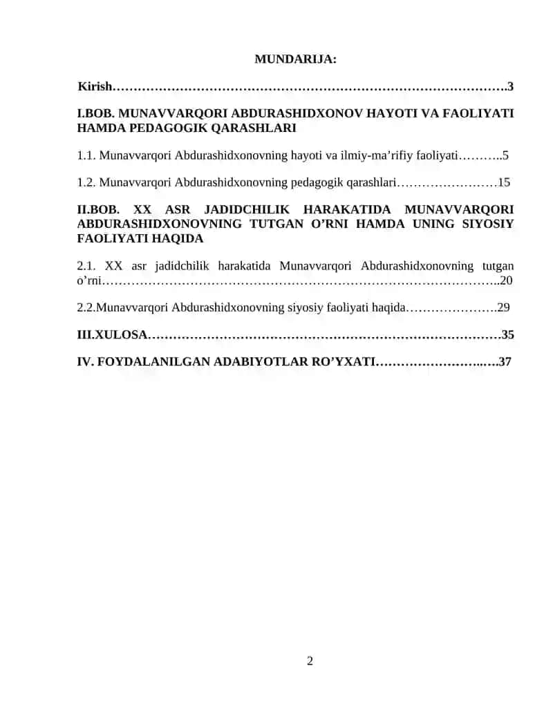 TURKISTON O’LKASI JADIDCHILIK HARAKATI NAMOYONDALARI FAOLIYATI (MUNAVVARQORI ABDURASHIDXONOV HAYOTI VA FAOLIYATI MISOLIDA) 2