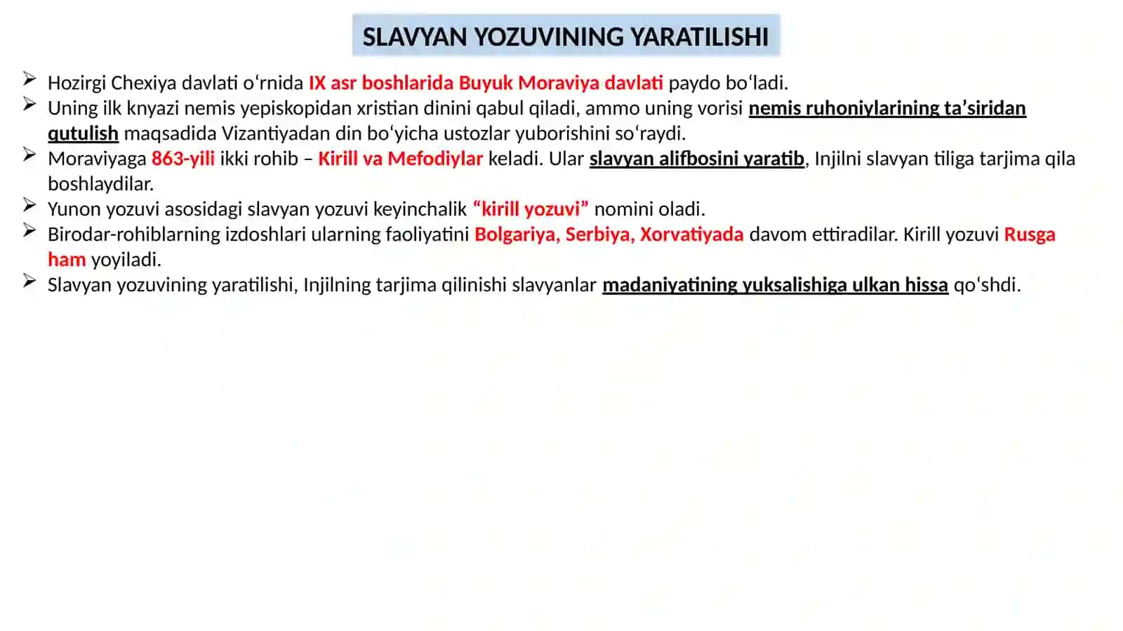 Slavyan davlatlarining tashkiltopishi 2