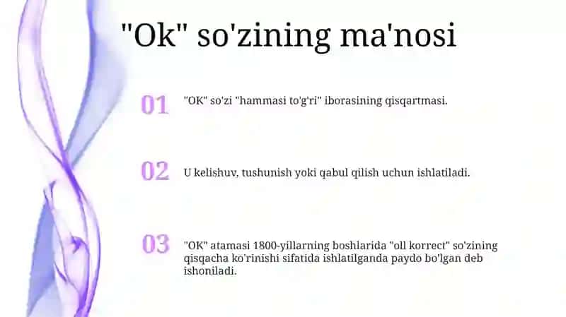 "OK" so'zi 2