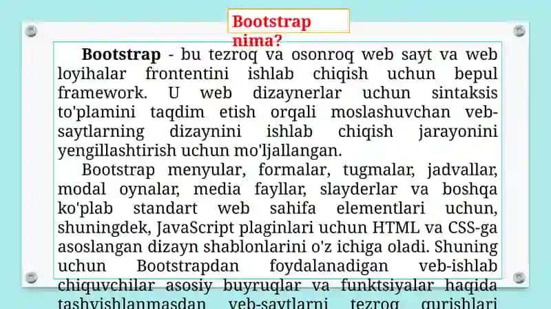 Bootstrap 2