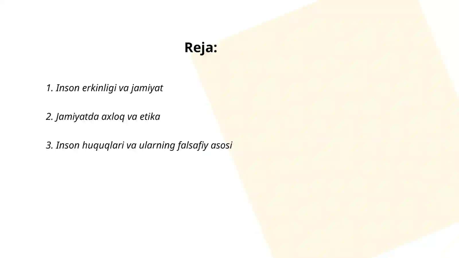 Jamiyat va inson falsafasi 2
