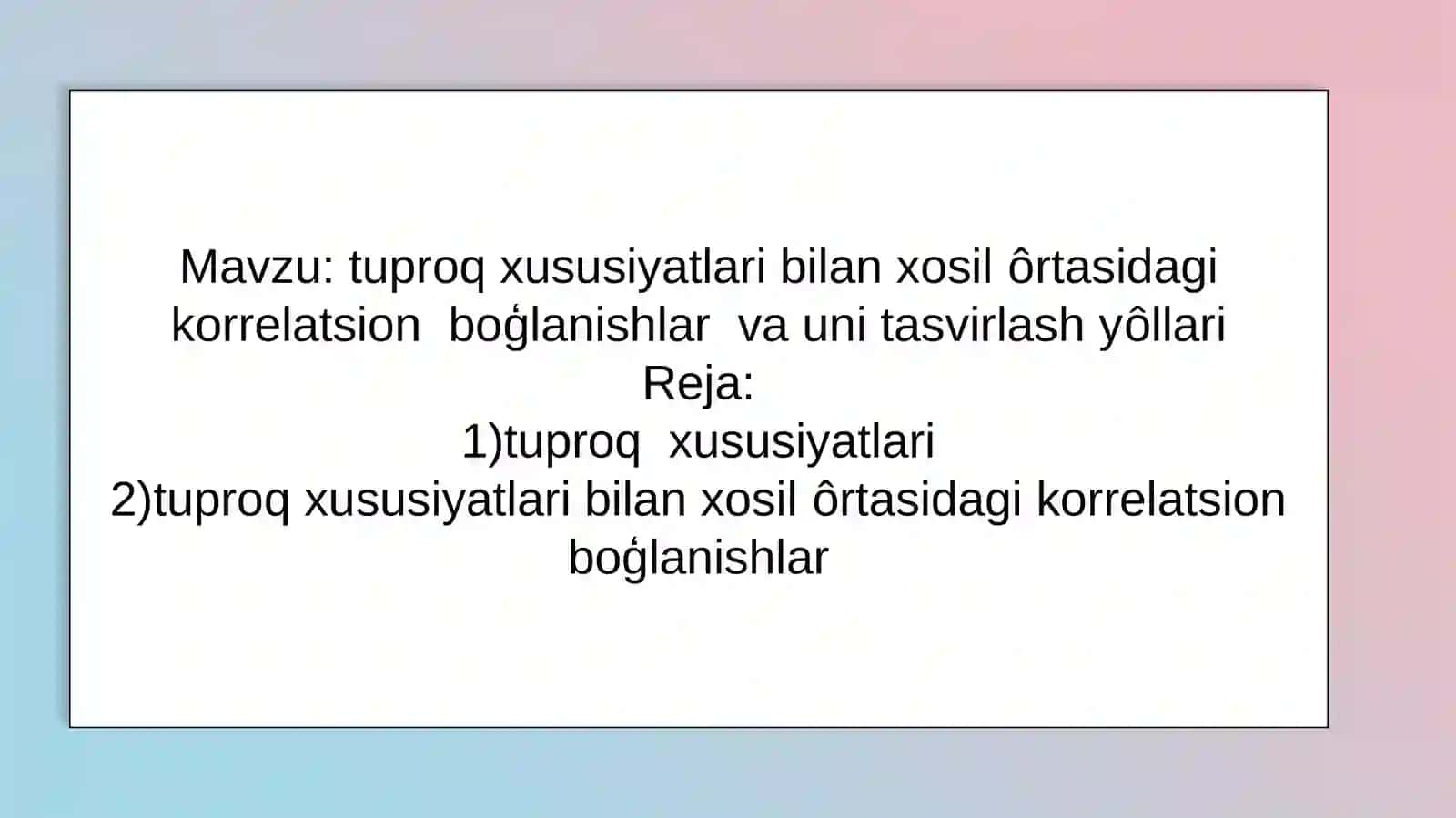 Ta'lim Yunalishlari 2