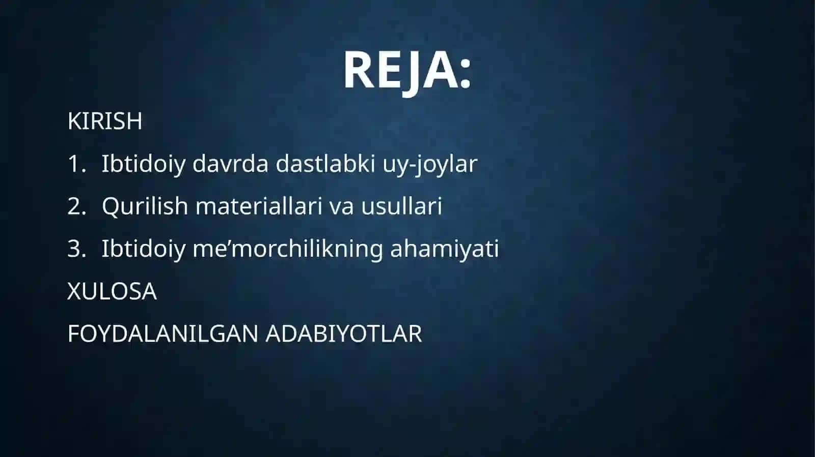 Ibtidoiy jamoadavriy me'morchiligi 2