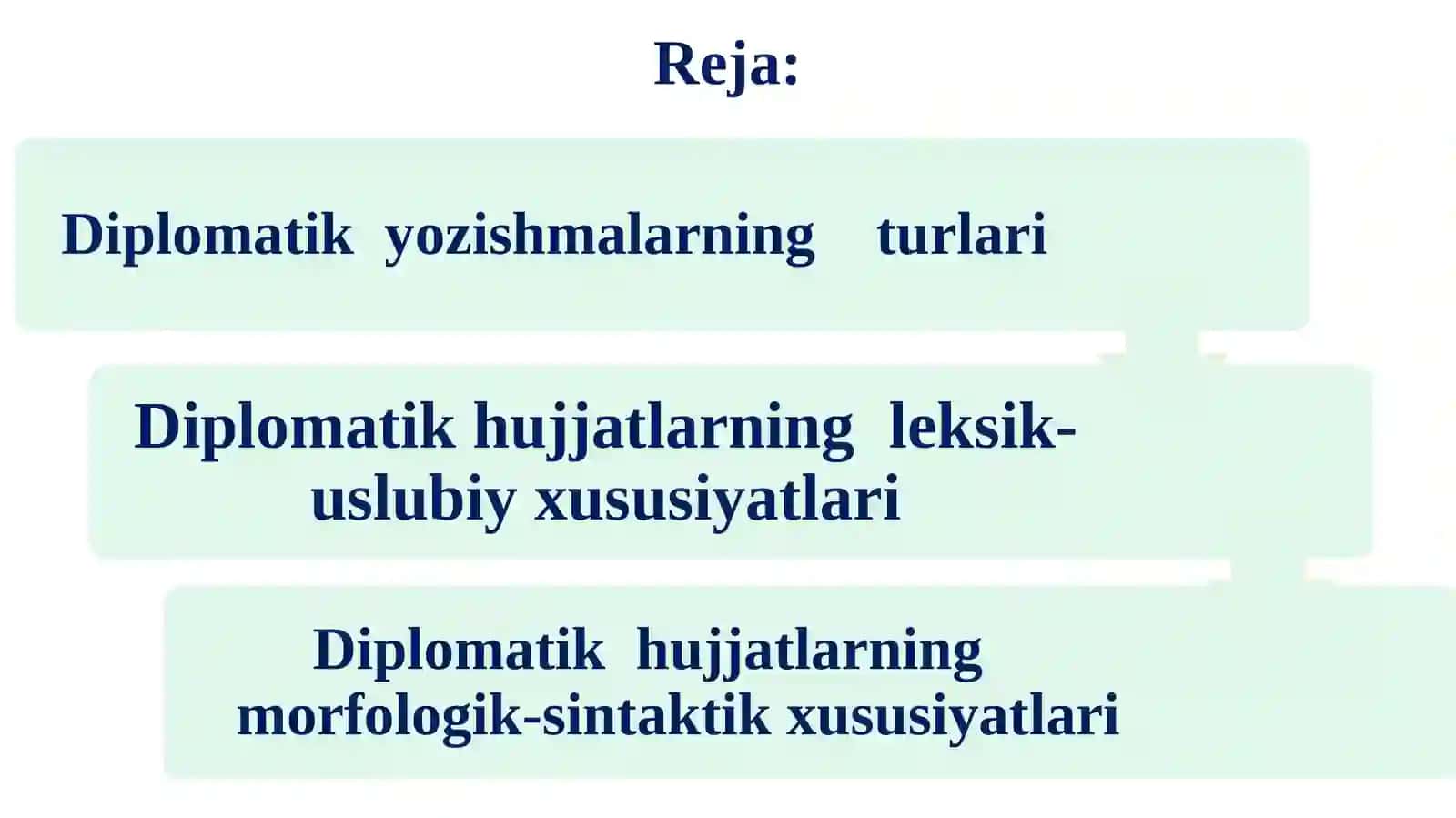DIPLOMATIK YOZISHMALAR 2