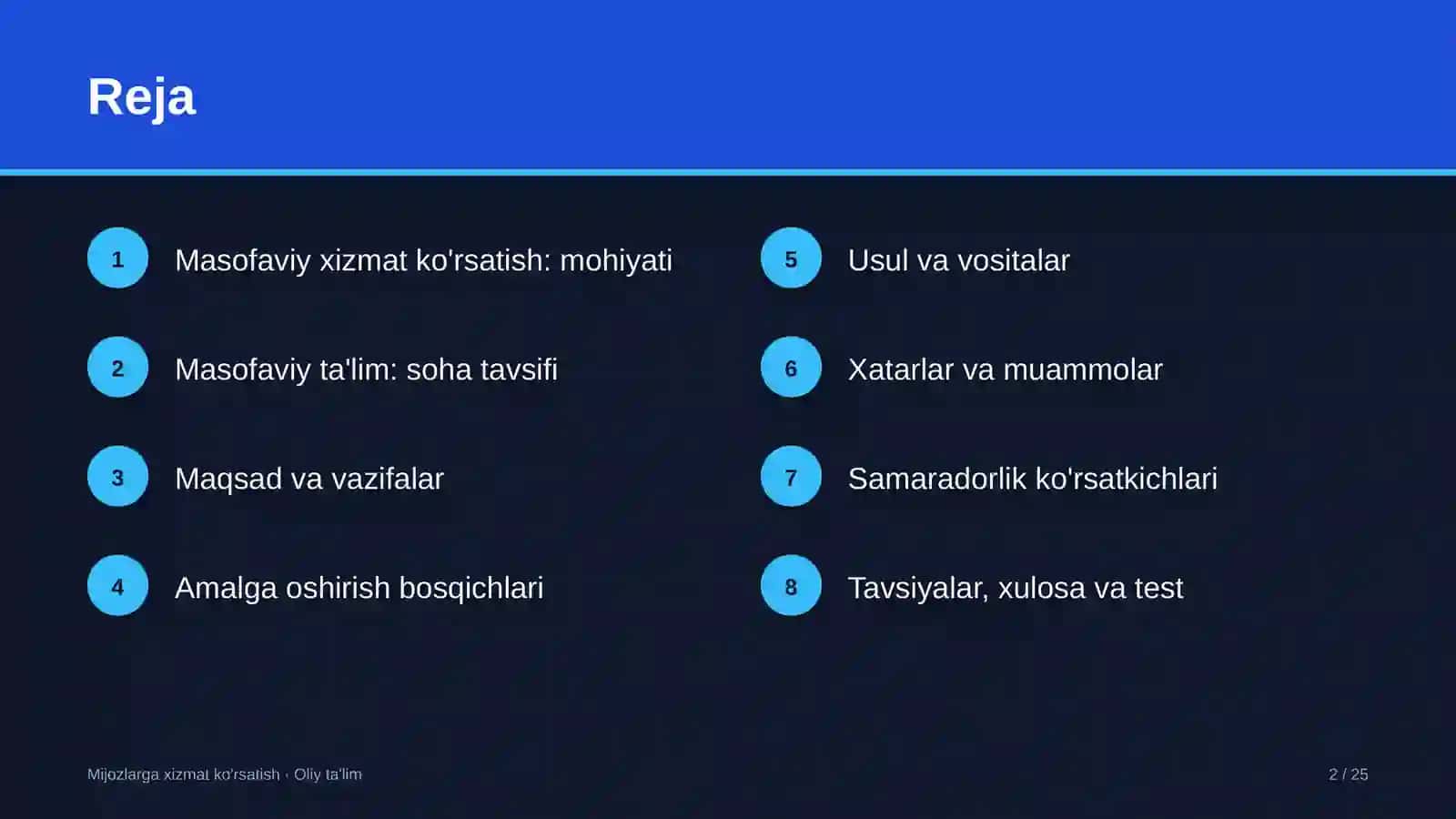 masofaviy ta'limda masofaviy xizmat ko'rsatishni yo'lga qo'yish 1008 2