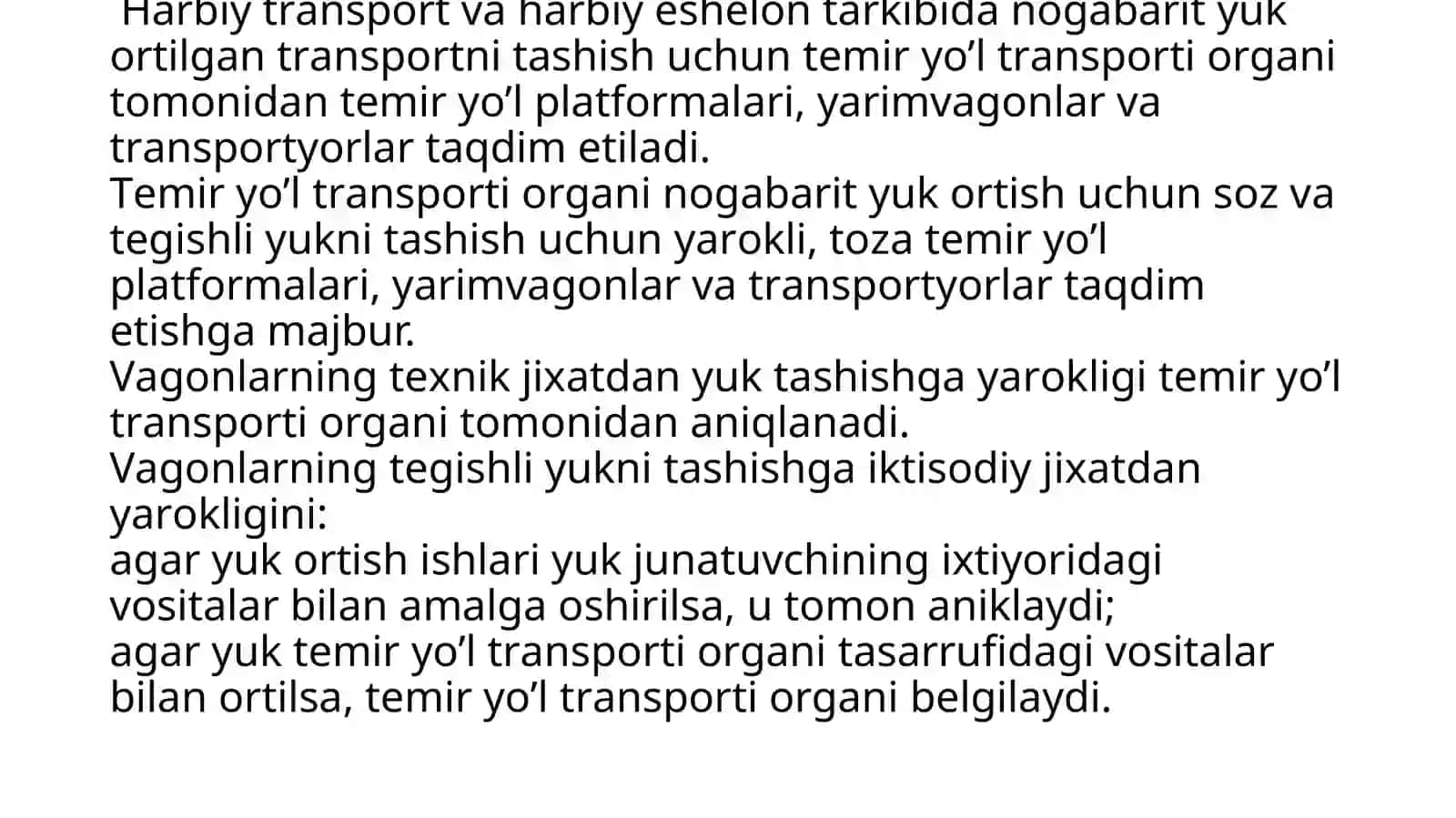 Harbiy yuklarni tashishdakonteynerlaridan foydalanish 2