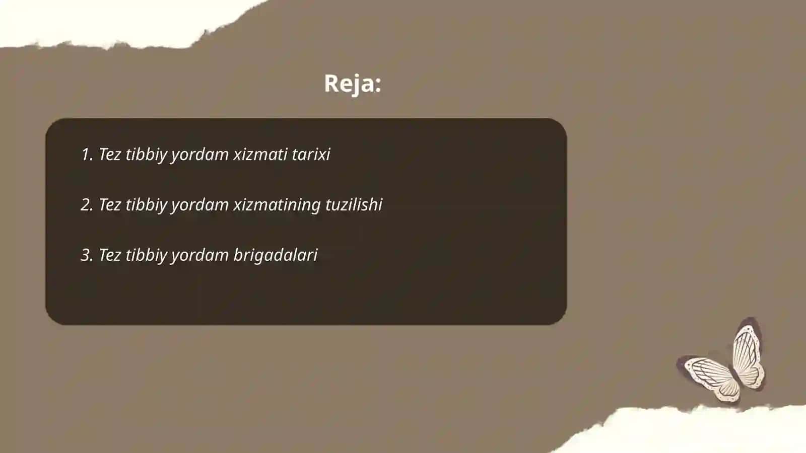 O'zbekiston Sog'liqni saqlash tizimida tez tibbiy yordam shakllari 2
