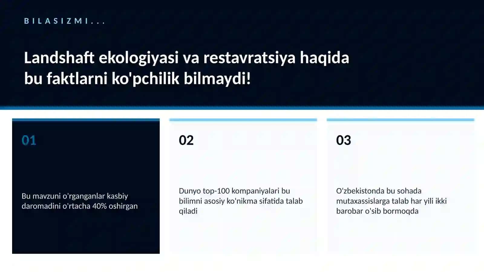 Landshaft ekologiyasi va restavratsiya 2