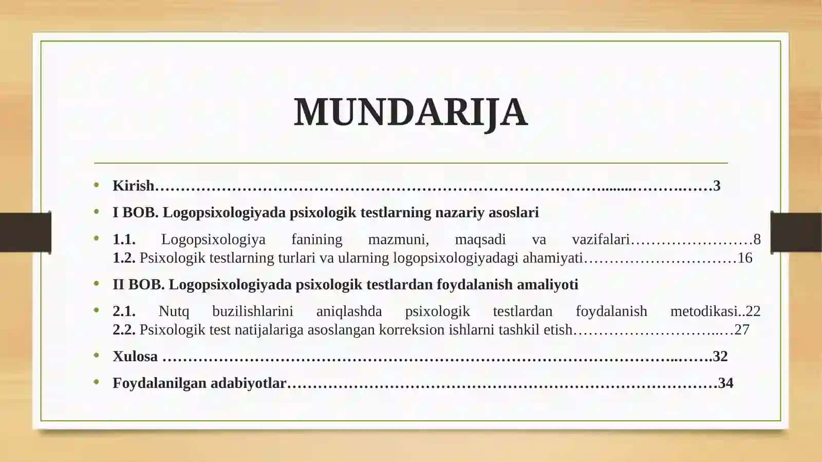 PSIXOLOGIK TESTLARDAN LOGOPSIXOLOGIYADAFOYDALANISH KURSISHI 2