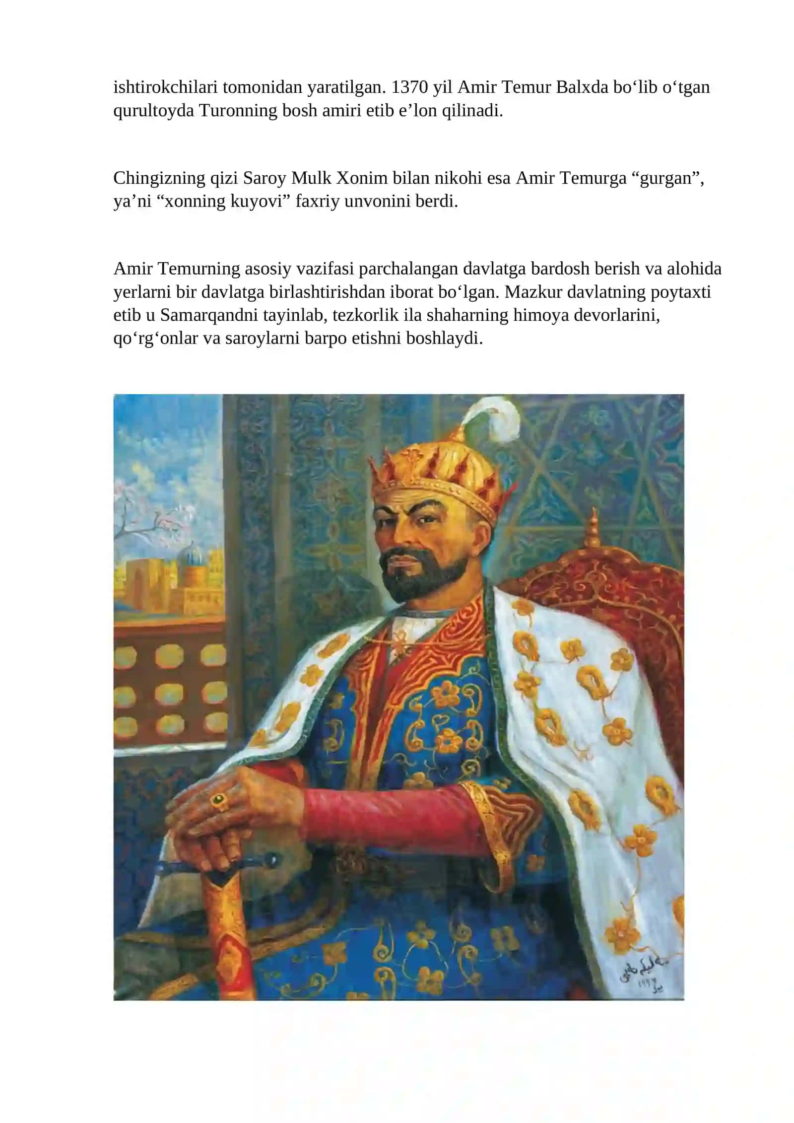 Amir Temur Haqida Ma'lumot 2