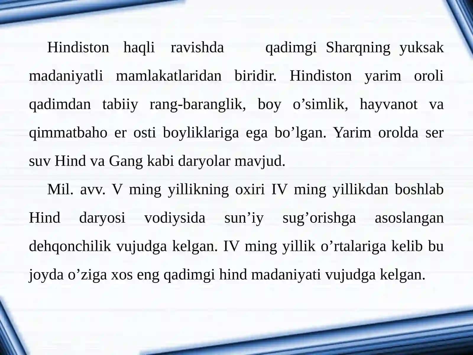 Ilkortaasrlarda Xitoy va Hindiston madaniyati 2