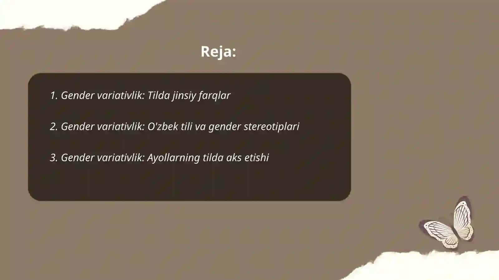 Gender variativlik 2