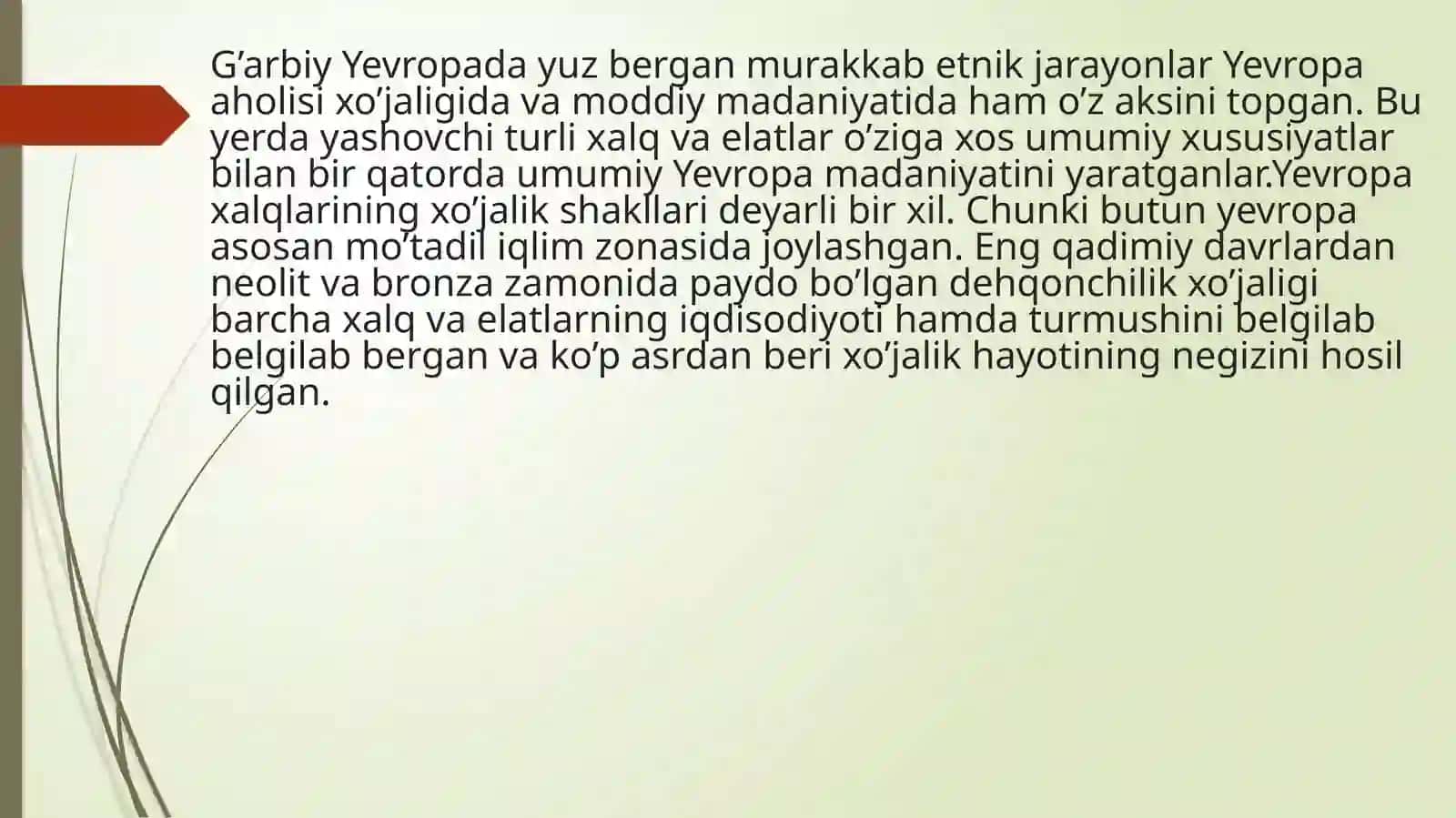 Moddiy madaniyatdagi  transformatsiyalar (taomlari) 2