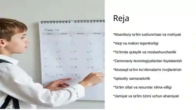 Masofaviy ta'limning afzalliklari 2