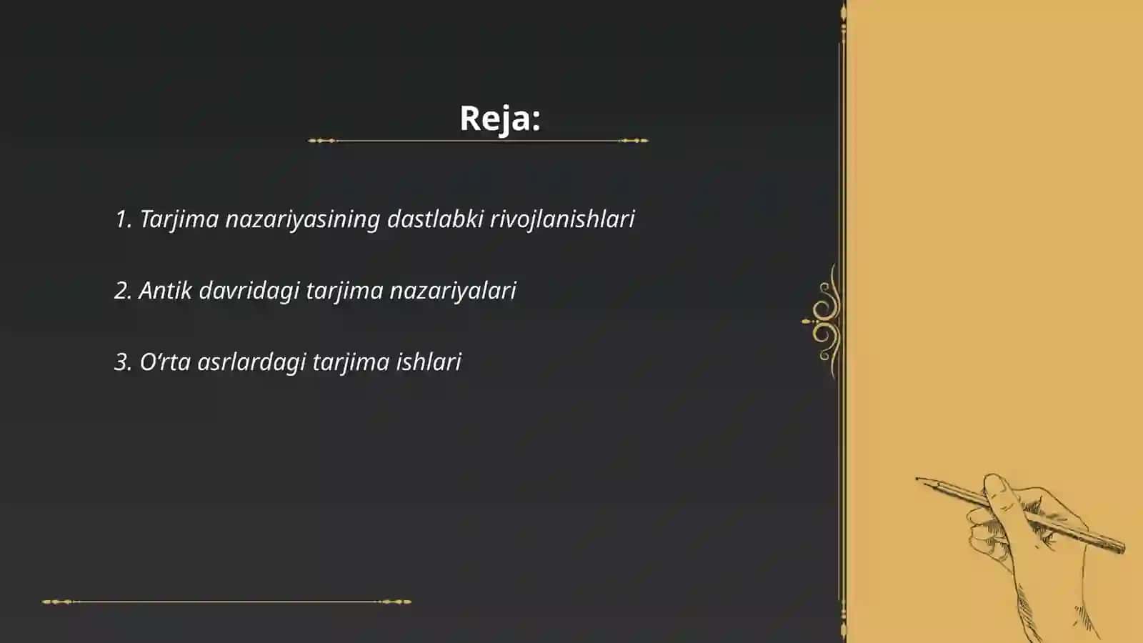 Tarjima nazariyasi fanining rivojlanish bosqichlari 2