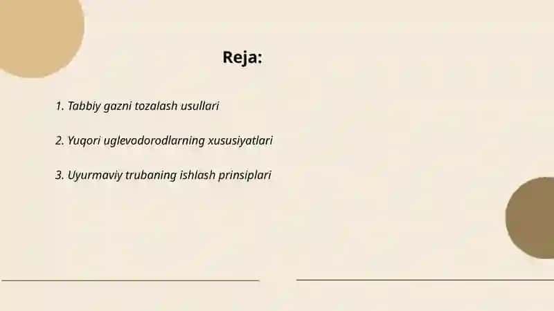 Tabbiy gazni tozalash usullari 2