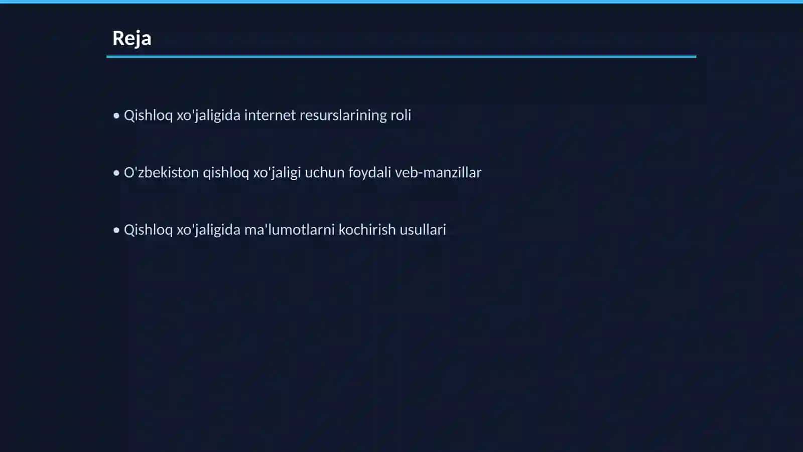 Qishloq xo'jaligida internet resurslari 2
