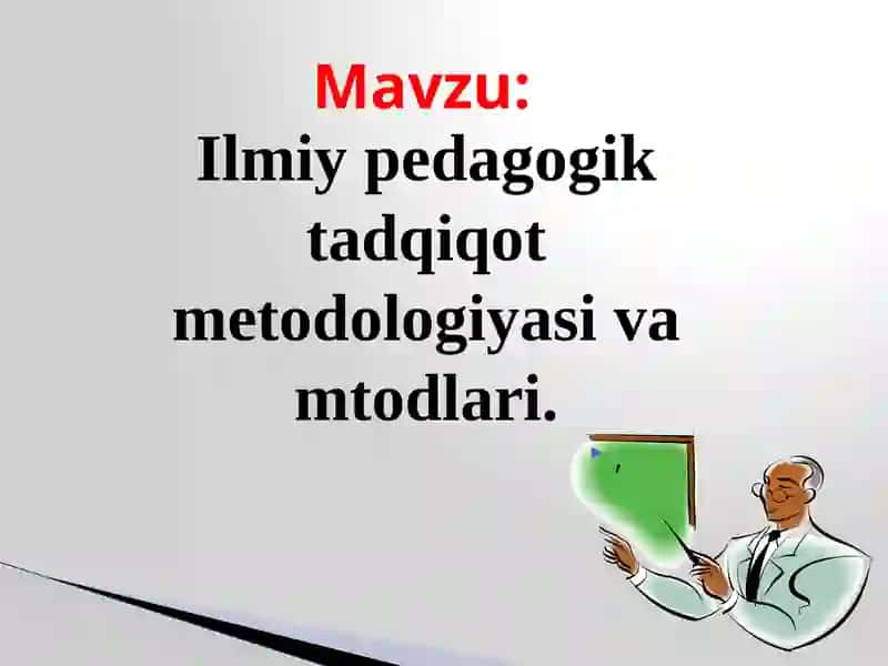 XARBIY TA’LIM - Pedagogikafanidan Mustaqilishi 2