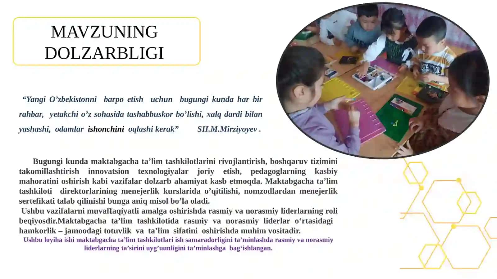 Maktabgacha ta’lim tashkilotlari samaradorligini ta’minlash 2
