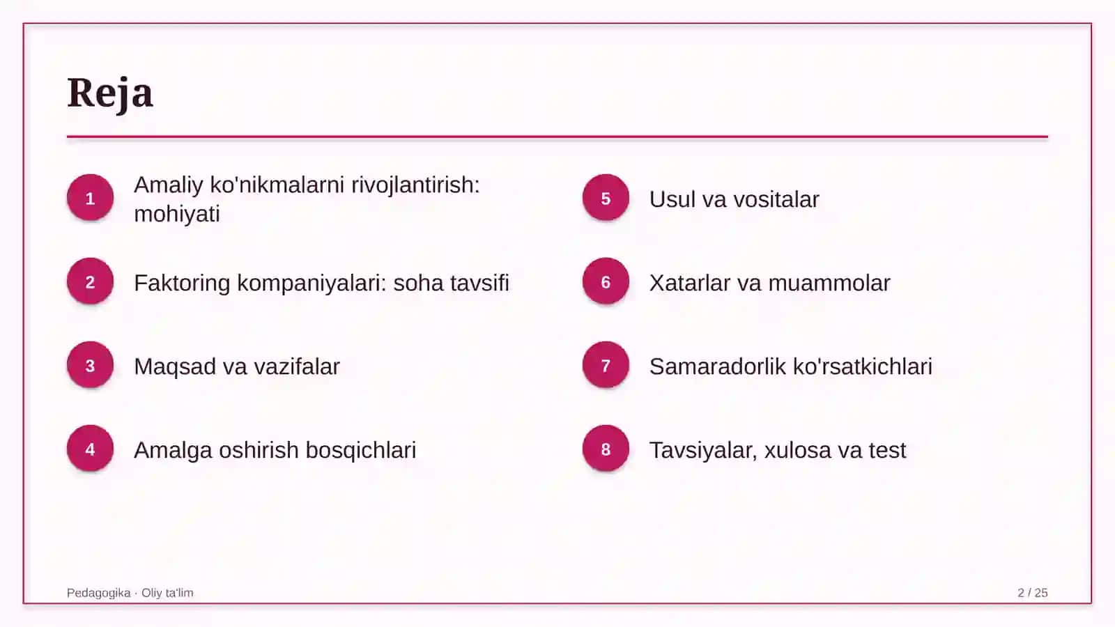 faktoring kompaniyalarida amaliy ko'nikmalarni rivojlantirish 5660 2