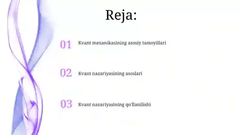 Kvant nazariyasi 2