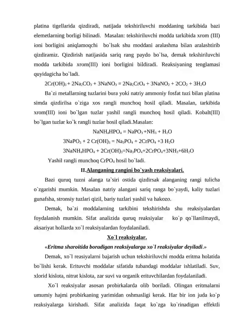 Analitik kimyo 2