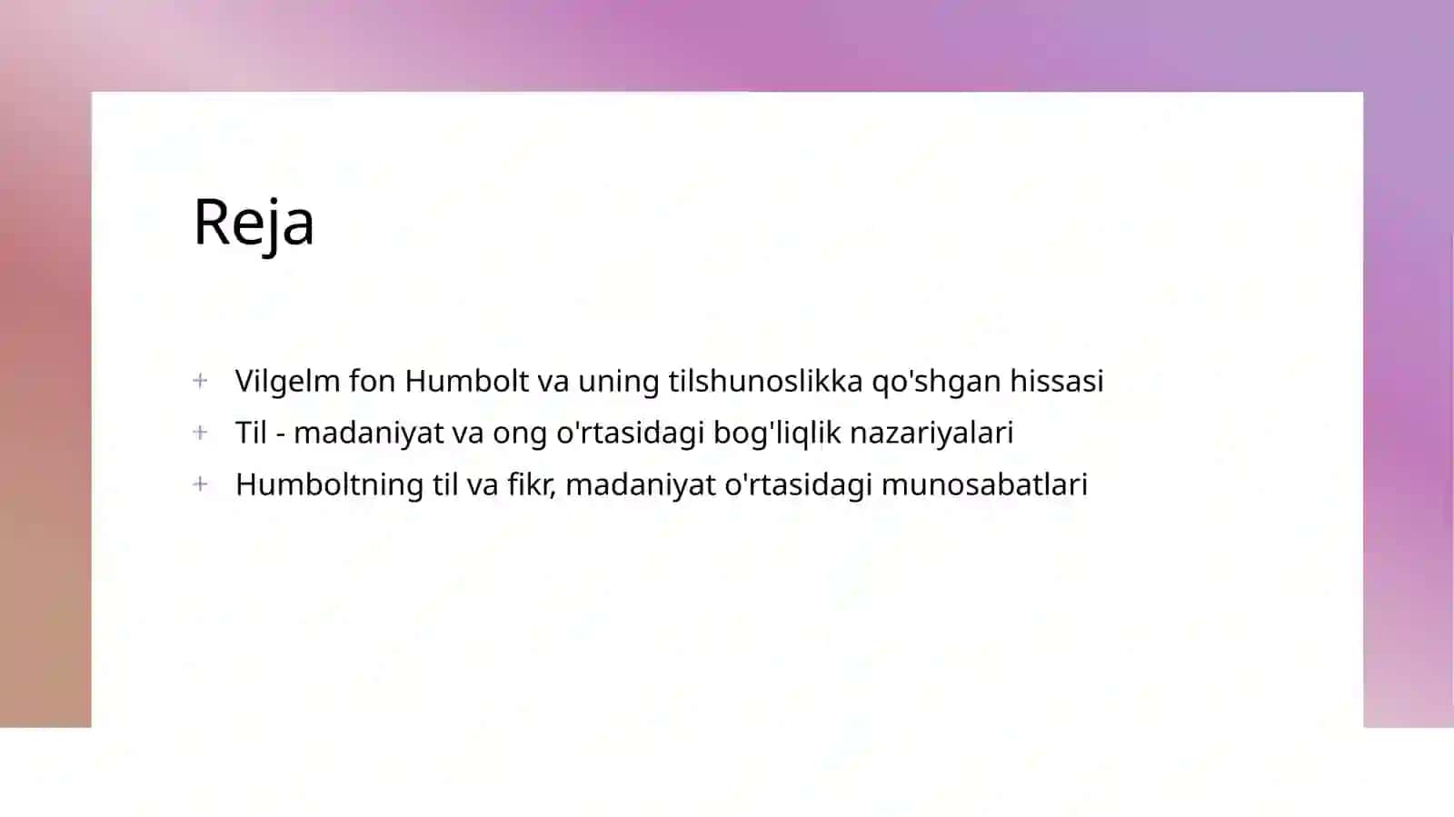 Gumbolt va umumiy tilshunoslik (2) 2