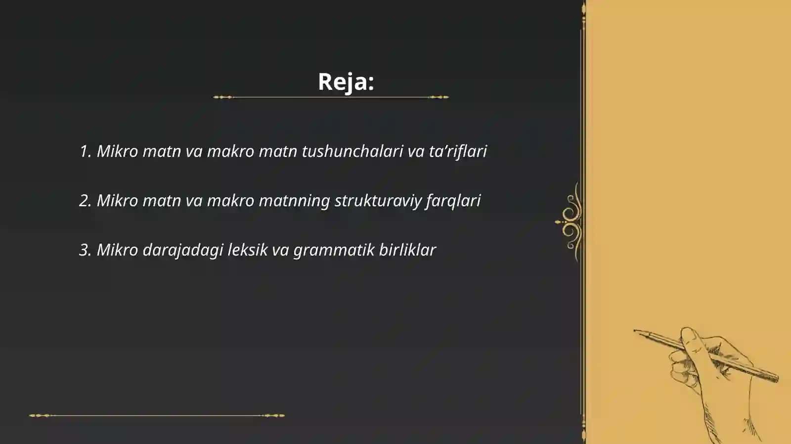 Mikro matn va makro matn 2