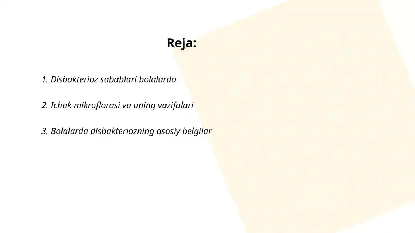 Bolalarda Disbakterioz Kechish Xususiyatlari 2