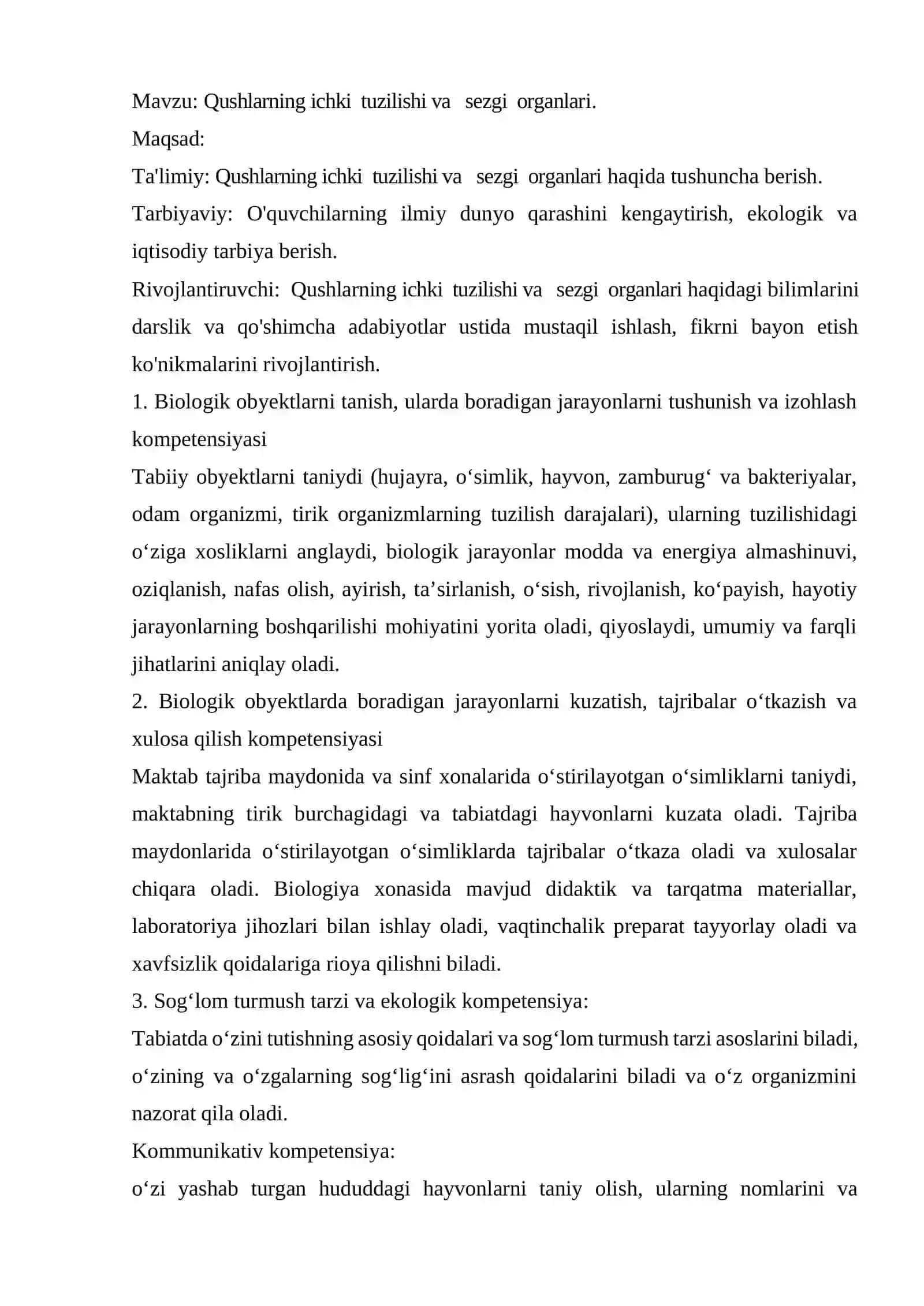 Biologiya Fani O`qitilishi 2
